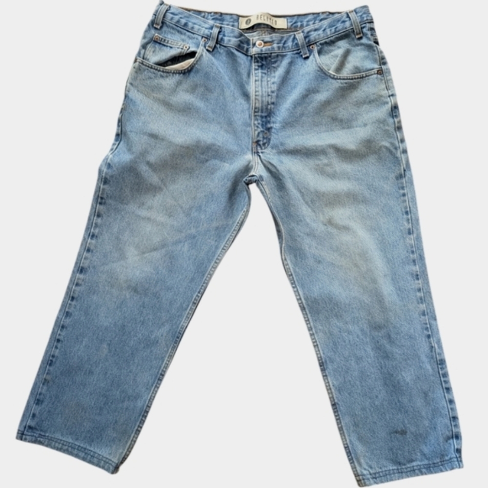 Vintage Y2K 90's Wide Leg Baggy Loose Jeans 38x30
